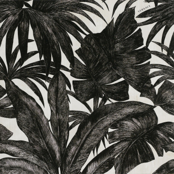 Керамогранит 0262768 Palme B Bianco/Nero 78x78 Versace (Gardenia Orchidea)