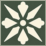 Керамогранит 050E006D101 ENC06 White (Black) 5x5 Winckelmans