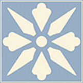 Керамогранит 050E006D102 ENC06 White (L.Blue) 5x5 Winckelmans