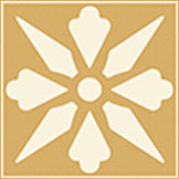 Керамогранит 050E006D103 ENC06 White (Dark yellow) 5x5 Winckelmans