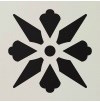 Керамогранит 050N006D016 ENC06 Fleur 16 (BAS, NOI) 5x5 Winckelmans