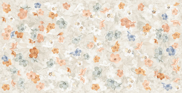 Керамогранит 05276 Homey Bloom White Nat/Ret 60x120 Ceramiche Piemme