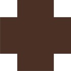 Керамогранит 070CRBRU Cross 7 Brown BRU 7x7 Winckelmans