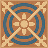 Керамогранит 070E013D301 ENC 13 Cognac (Red Dark Blue) 7x7 Winckelmans