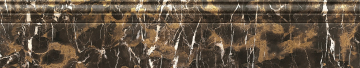 Керамогранит 08 Skirting Emperador Dark 60x15 Marmocer
