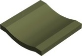 Керамогранит 100CH0VEA Channel GREEN AUSTRALIAN VEA 10x10 Winckelmans
