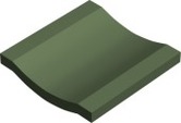 Керамогранит 100CH0VEU Channel GREEN VEU 10x10 Winckelmans