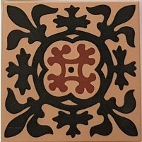 Керамогранит 100E002D301 ENC 02 Cognac (Red, Black) 10x10 Winckelmans