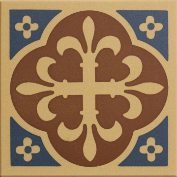 Керамогранит 100E005D301 ENC 05 Cognac (Red D.Blue) 10x10 Winckelmans