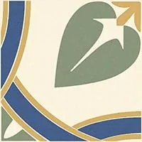 Керамогранит 100E017D101 ENC 17 White (D.Yellow, D.blue, Green) 10x10 Winckelmans