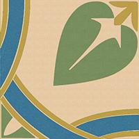 Керамогранит 100E017D301 ENC 17 Cognac (D.Yellow, D.blue, Green) 10x10 Winckelmans
