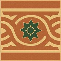 Керамогранит 100E019F301-1 ENC 19F Cognac (Red, Black) old 10x10 Winckelmans