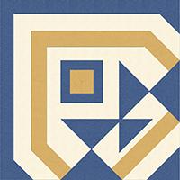 Керамогранит 100E021A102 ENC 21A White (D.Blue, D.Yellow) 10x10 Winckelmans