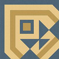 Керамогранит 100E021A302 ENC 21A Cognac (D.Blue, D.Yellow) 10x10 Winckelmans