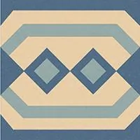 Керамогранит 100E021F201 ENC 21F Ivory (D.Blue, L.Blue) 10x10 Winckelmans