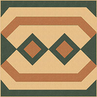 Керамогранит 100E021F304 ENC 21F Cognac (Black Red) 10x10 Winckelmans