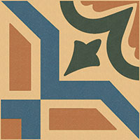 Керамогранит 100E022D302 ENC 22 Cognac (Red D.Blue Black) 10x10 Winckelmans