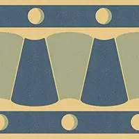 Керамогранит 100E024F301 ENC 24F Cognac (D.Blue, L.Blue) 10x10 Winckelmans