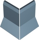Керамогранит 100TE0BEU Angle EXT PAR BLUE BEU 10x10 Winckelmans