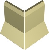 Керамогранит 100TE0IVO Angle EXT PAR IVORY IVO 10x10 Winckelmans