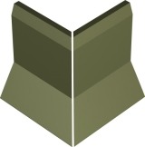 Керамогранит 100TE0VEA Angle EXT PAR GREEN AUSTRALIAN VEA 10x10 Winckelmans