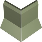Керамогранит 100TE0VEP Angle EXT PAR PALE GREEN VEP10x10 Winckelmans