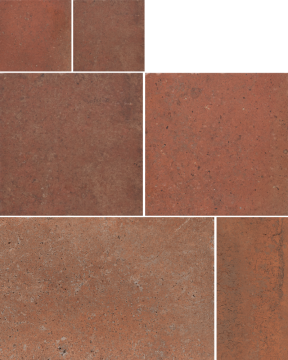 Керамогранит 1086527 Italica Modulare 39 Terra Bruciata (комплект 2шт 20x20, 1шт 20x40, 2шт 40x40, 1шт 40x60,8) CIR