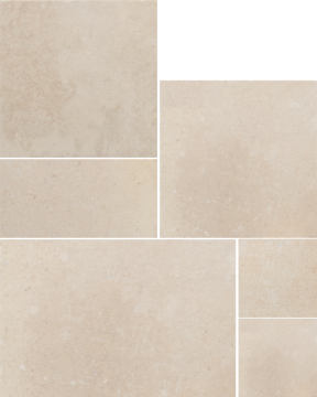 Керамогранит 1086529 Italica Modulare 39 Terra Mista (комплект 2шт 20x20, 1шт 20x40, 2шт 40x40, 1шт 40x60,8) CIR