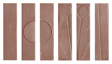 Керамогранит 118623 Koine Alphabet Ossido 4,5x18,6 Settecento