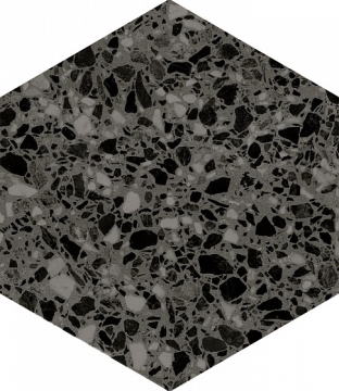 Керамогранит 123381 Terrazzo Graphite 32x36.8 DNA Tiles