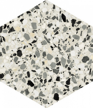 Керамогранит 123382 Terrazzo Grey 32x36.8 DNA Tiles