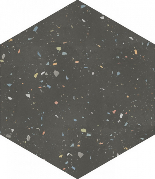 Керамогранит 123386 Terrazzo Graphite Colours 32x36.8 DNA Tiles