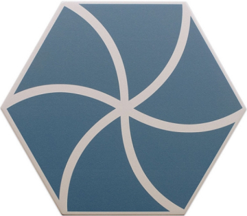 Керамогранит 127014 FANCY WAVES OCEAN R10 20x23 DNA Tiles