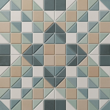 Керамогранит 127405 TESSERAE LIKE MARINO PLUS 28x28 WOW