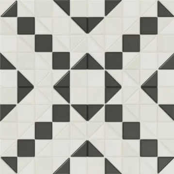 Керамогранит 130014 Tesserae Like B&W 28x28 WOW
