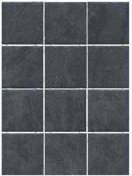 Керамогранит 1301 Дегре черный (полотно 30х40 из 12 частей 9,9х9,9) Kerama Marazzi