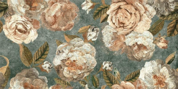 Керамогранит 133482 Alchymie Flowery Green Nat Ret 60x120 Naxos
