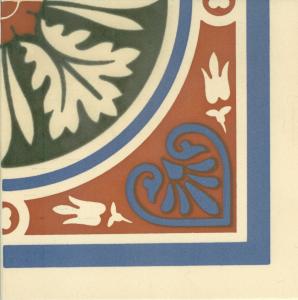 Керамогранит 150E016D101 ENC 16 White (Dark Blue, Red, Black) 15x15 Winckelmans