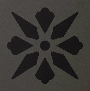 Керамогранит 150N006D003 Decor Enc 06 Fleur 03 (ANT, NOI) 15x15 Winckelmans