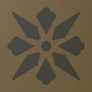 Керамогранит 150N006D005 Decor Enc 06 Fleur 05 (ANT,CAFI) 15x15 Winckelmans