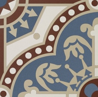 Керамогранит 150N503D002 Vieux Lille 2 (Red, Super White, Bleu. Ontario) 15x15 Winckelmans