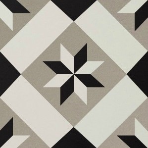 Керамогранит 150N505D002 Decor Seville 02 (BAS, NOI, GRP) 15x15 Winckelmans