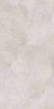 Керамогранит 16885 State листья серый ректификат 44,8x89,8 Meissen