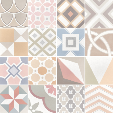 Керамогранит 22103 Caprice Patchwork Pastel 20*20 EQUIPE