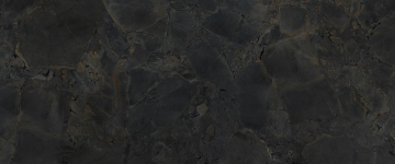 Керамогранит 229646 Jurassic Black Polished 6mm 120x300 ArkLam