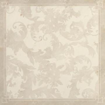 Керамогранит 2400710 MARBLE DEC CASSETTONE FOGLIABIA CALACATA 58,5x58,5 Versace (Gardenia Orchidea)