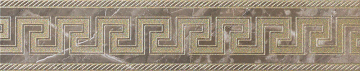Керамогранит 240206 MARBLE FASCIA GRECA GRIGIO SAB 11,5x58,5 Versace (Gardenia Orchidea)