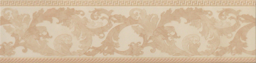 Керамогранит 240234 MARBLE FASCIA BAROCCA BEIGE LEV 14,4x58,5 Versace (Gardenia Orchidea)