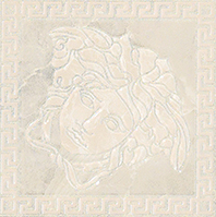 Керамогранит 240381 MARBLE TOZZETTO MEDUSA BIANCO LEV 14,4x14,4 Versace (Gardenia Orchidea)