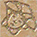 Керамогранит 240392 MARBLE TOZZETTO MEDUSA ORO SAB 2,7x2,7 Versace (Gardenia Orchidea)